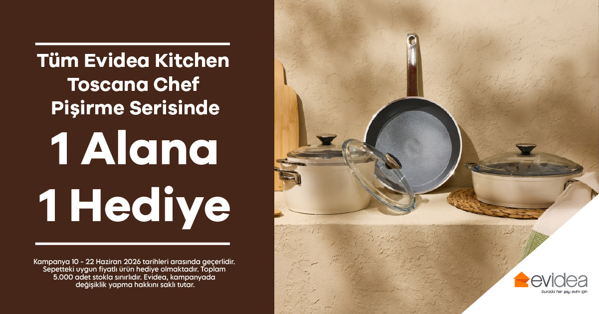Evidea 1 Alana 1 Hediye Kampanyası
