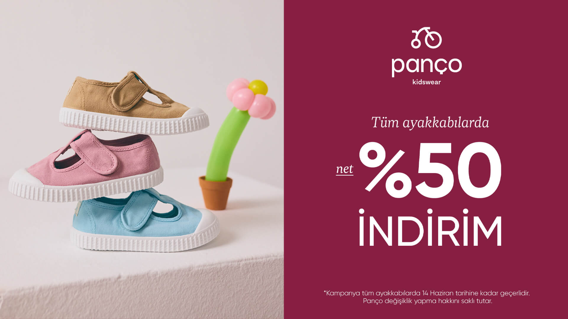 Panço Tüm Ayakkabılarda %50 İndirim!
