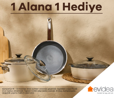 Evidea 1 Alana 1 Hediye Kampanyası