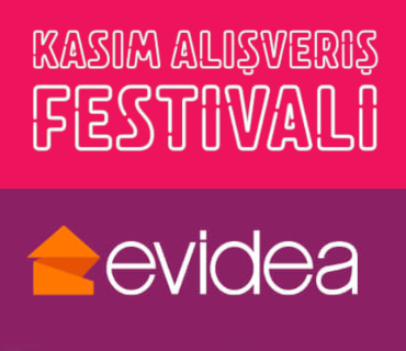 Evidea Kasım Alışveriş Festivali!