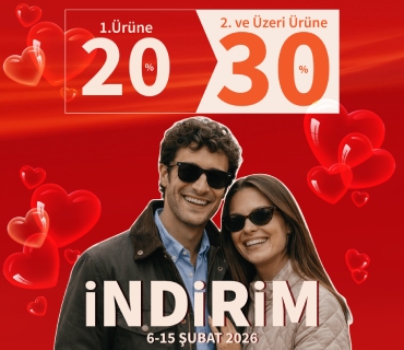 Atasun Optik 1. Ürüne %20, 2. ve Üzeri Ürüne %30 İndirim!