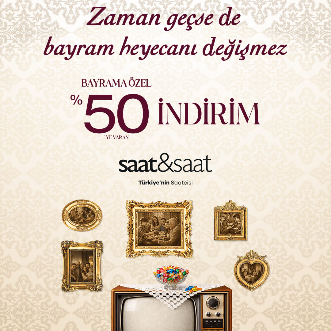 Bayrama Özel %50 İndirim