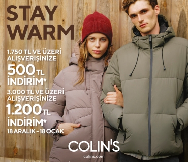 Colins' de 500 TL ve 1.200 TL İndirim!