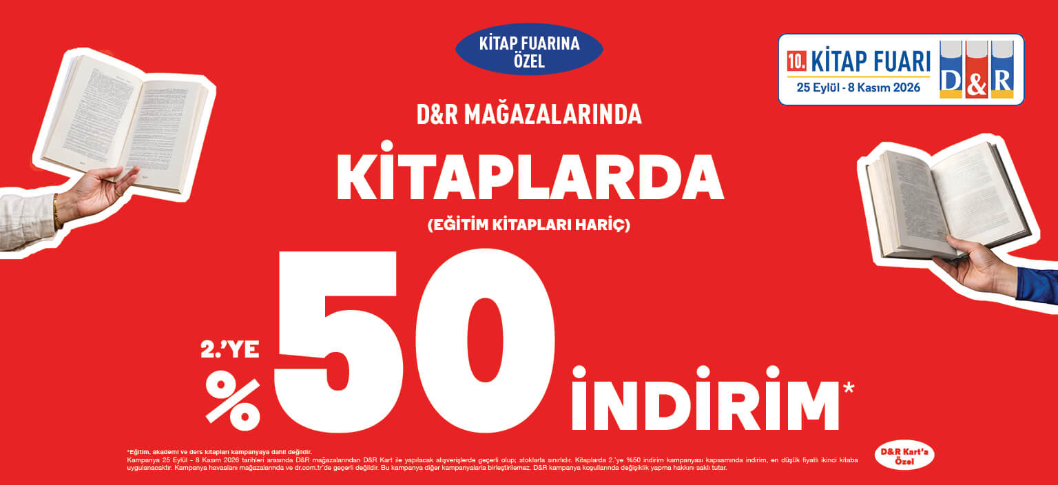 D&R Kitap Fuarına Özel İndirim