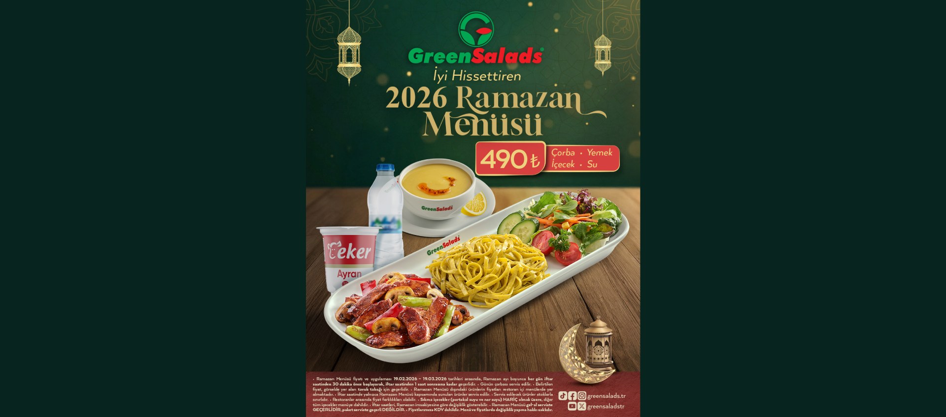 Green Salads 2026 Ramazan Menüsü! 