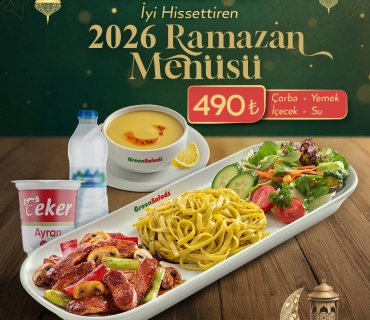 Green Salads 2026 Ramazan Menüsü! 