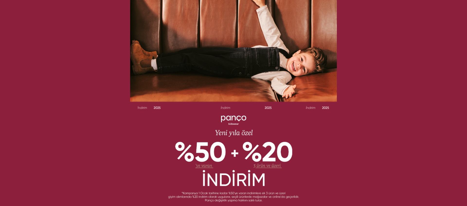 Panço Yeni Yıla Özel %50 + %20 İndirim!