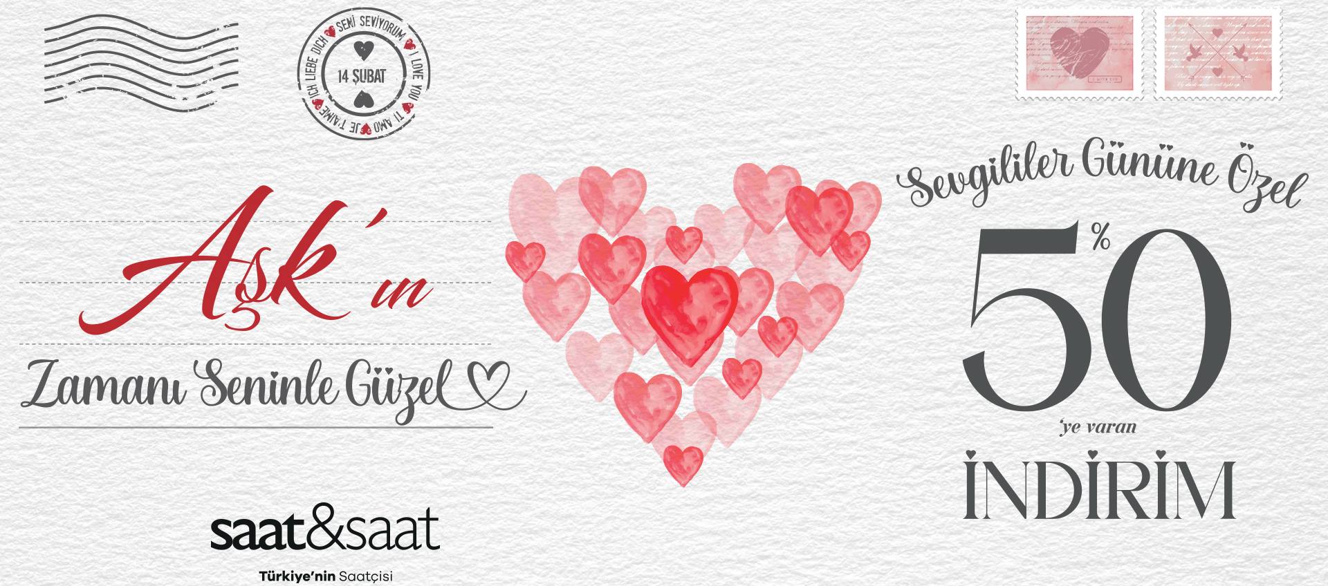 Sevgililer Gününe Özel %50'ye Varan İndirim! 