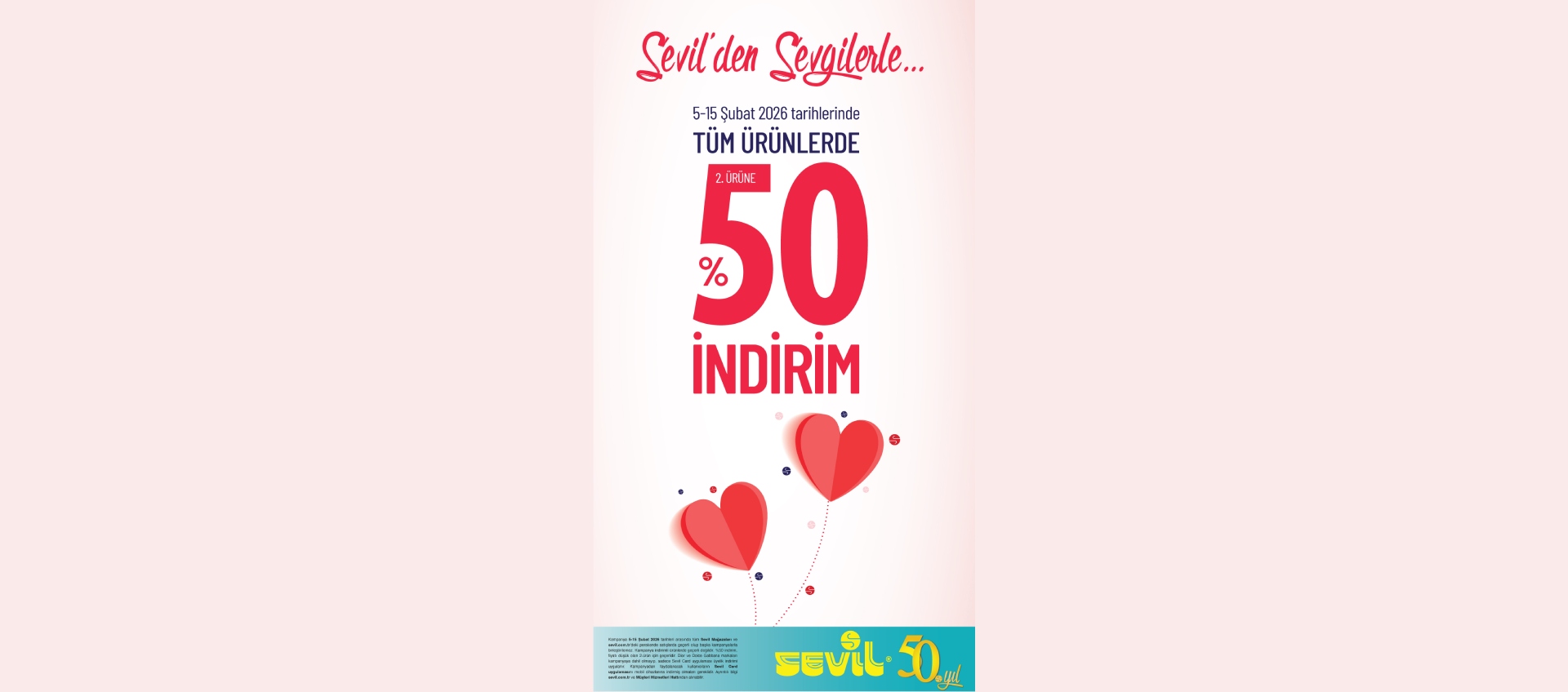 Sevil'den Sevgilerle...  Tüm Ürünlerde 2. Ürüne %50 İndirim!